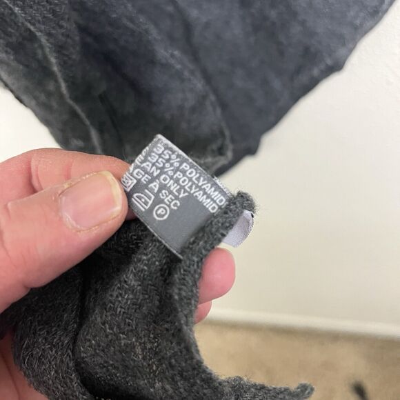 Evelyne Prelonge Faux Fur Cashmere Blend Scarf Made In France Triangle - Picture 6 of 6